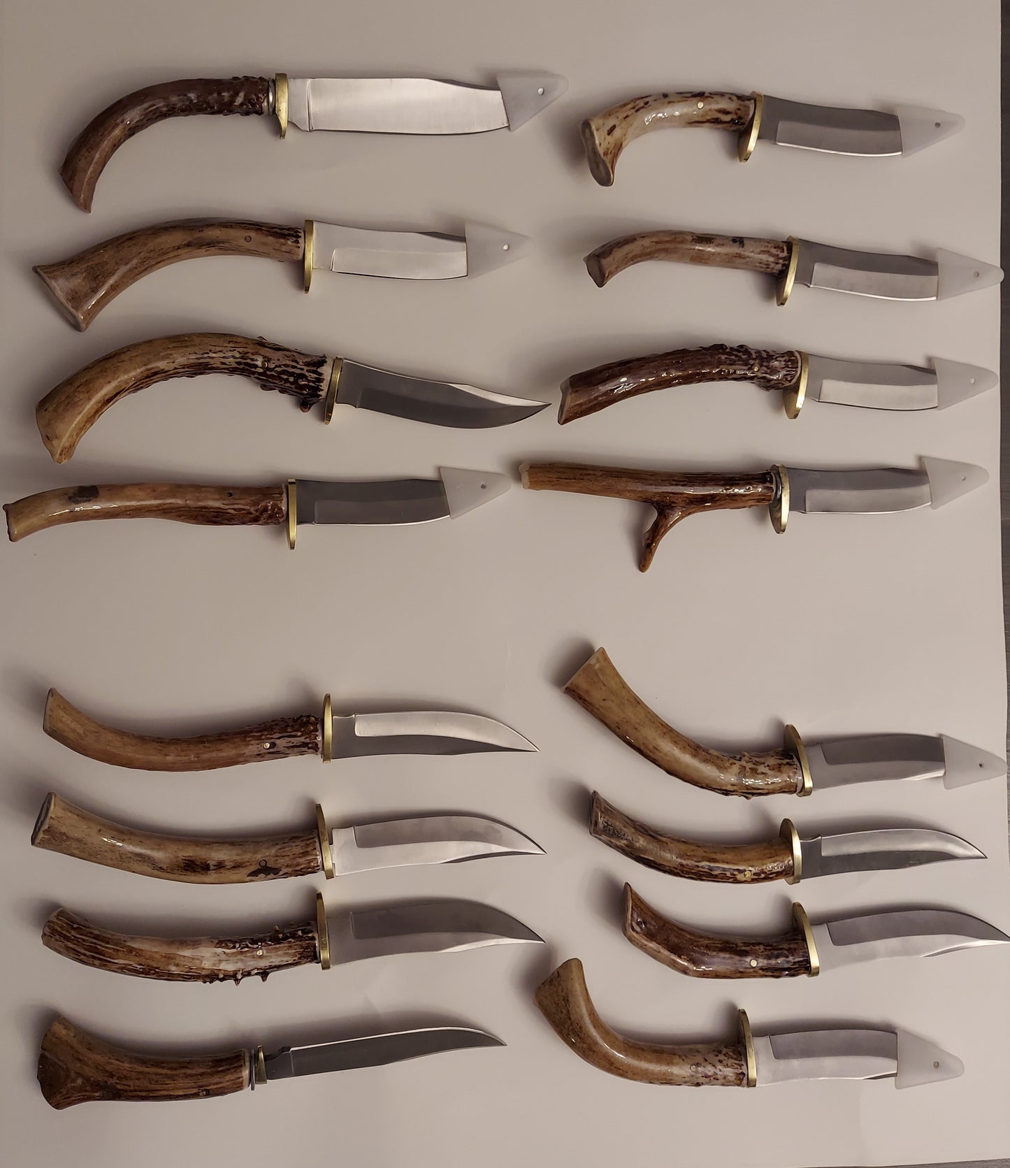 Deer Antler Handle Hunting Knives