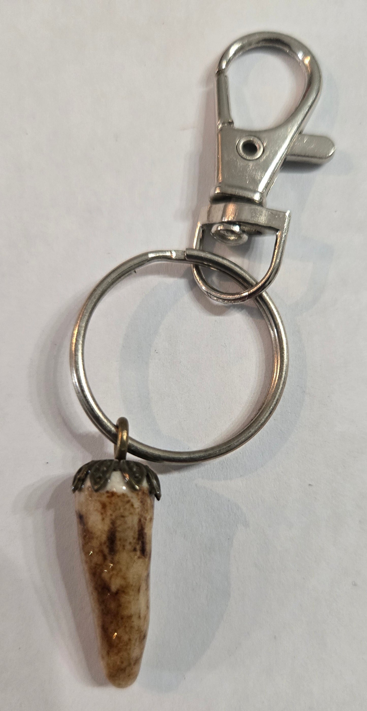 Deer Antler Keychain